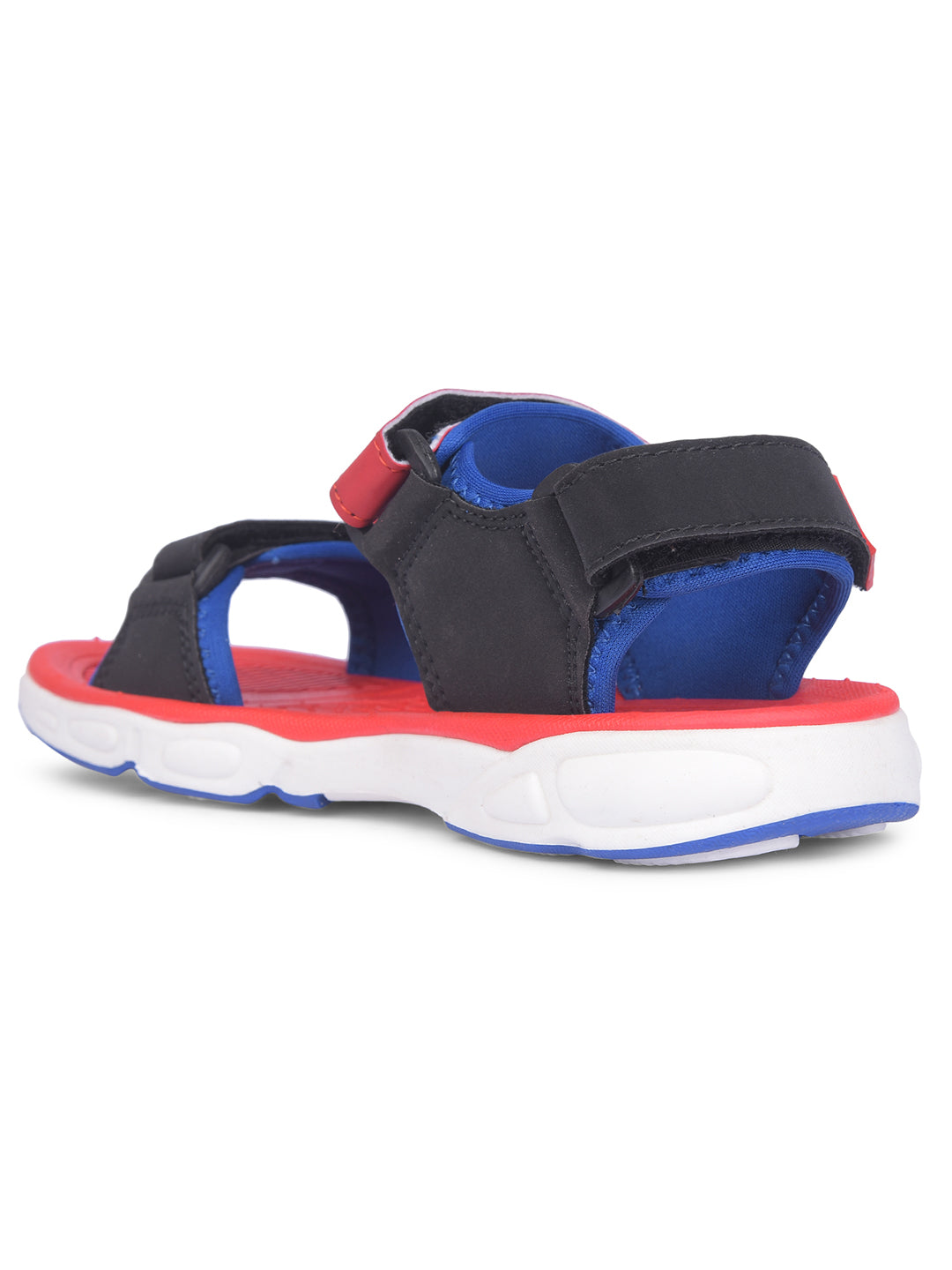 Power Boy's Blue Velcro Strap Sporty Sandal - Blue - View 3