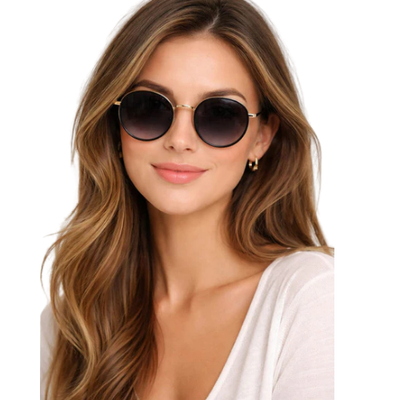 Fancy Round Sunglasses 54mm For Men & Women (Unisex)