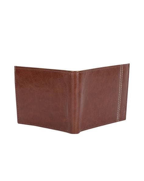 ZEVORA Men Casual Brown Artificial Leather Wallet - HalfPe