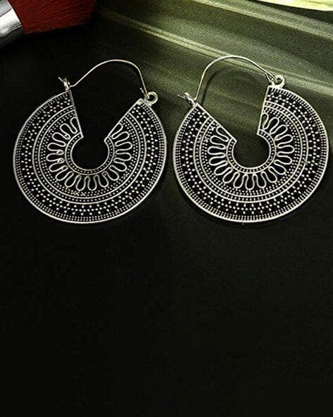 DESINGER GERMAN SLIVER EARRING FOR WOMEN (set of 2) - HalfPe