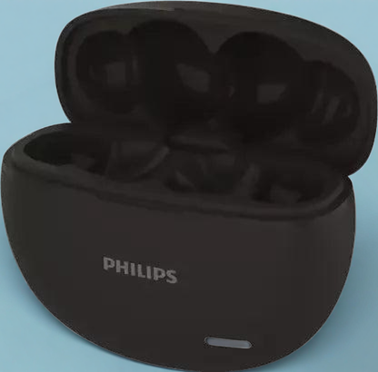 PHILIPS TRUE WIRELESS EARPHONES BLACK