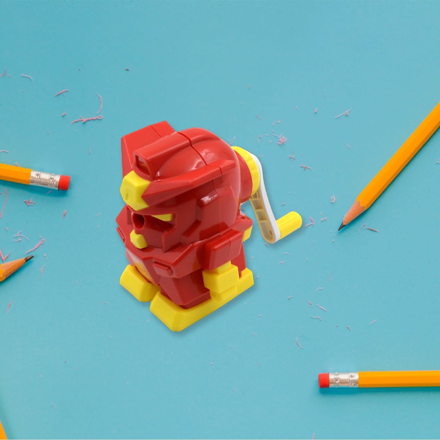 Teddy Shaped Pencil Sharpener with Removable Tray – Kids Stationery Gift