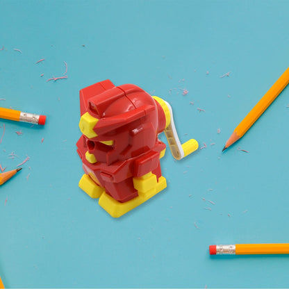 Teddy Shaped Pencil Sharpener with Removable Tray – Kids Stationery Gift