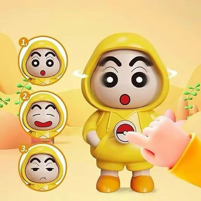 3D Face Changing Cartoon Keychain Cute Expression-Changing Character Key Holder for Bags, Cars & Gifts Fun Toy Keychain for Kids & Adults