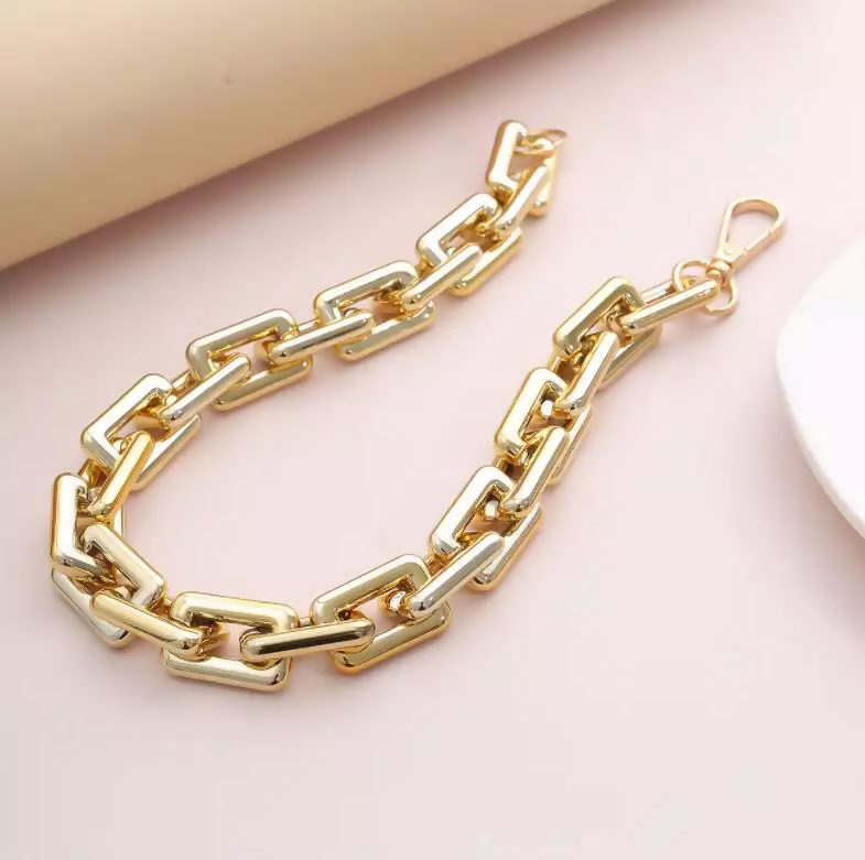 Bold & Beautiful Gold Jewelry Set – Chain Necklace, Bracelet & Earrings Combo (Set of 3) pinapes