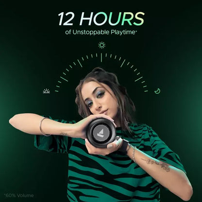 boAt Stone 358 Pro 14W Signature Sound, Up to 12 Hours Playback, BTv5.3, Free Music Streaming on JioSaavn Bluetooth Speaker (MULTICOLOR)