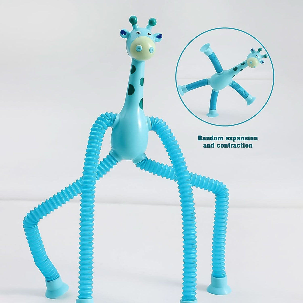 LED Giraffe Suction Cup Pop Tube Toy (1 Pc) HP DD