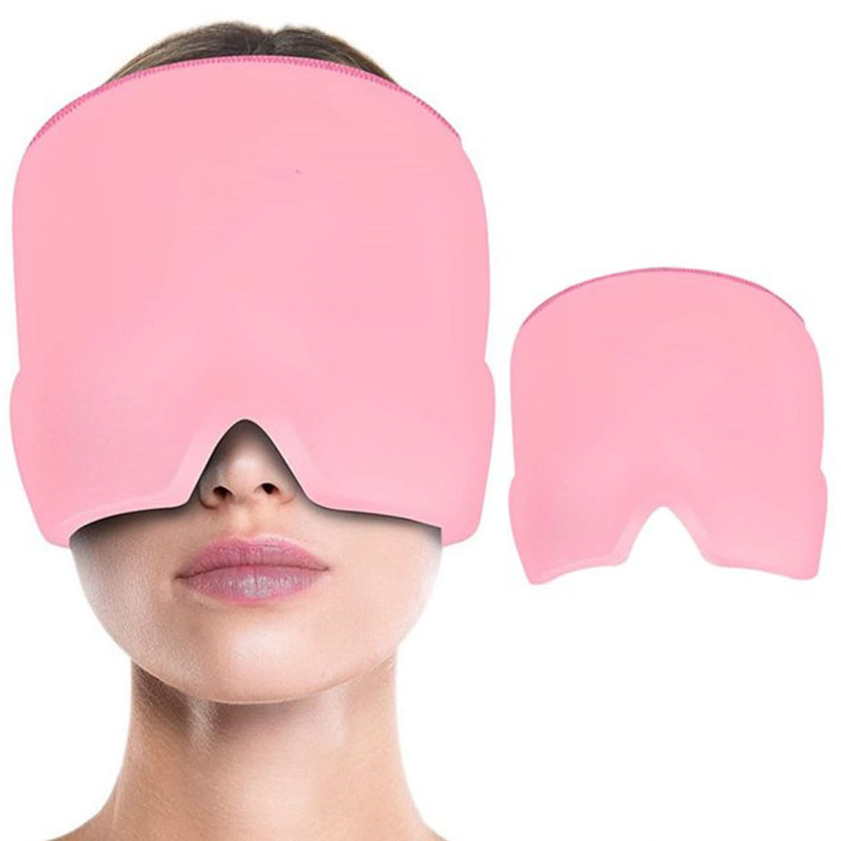 Migraine Relief Hat – Cold Therapy Head Wrap for Headaches, Puffy Eyes & Stress Relief HP DD