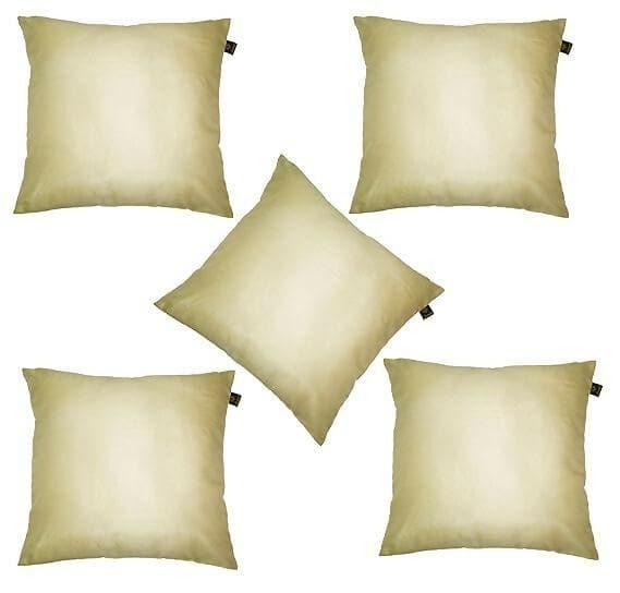 Lushomes Festive Dupion Silk Cushion Covers (Pack of 5 - Multicolour) - HalfPe