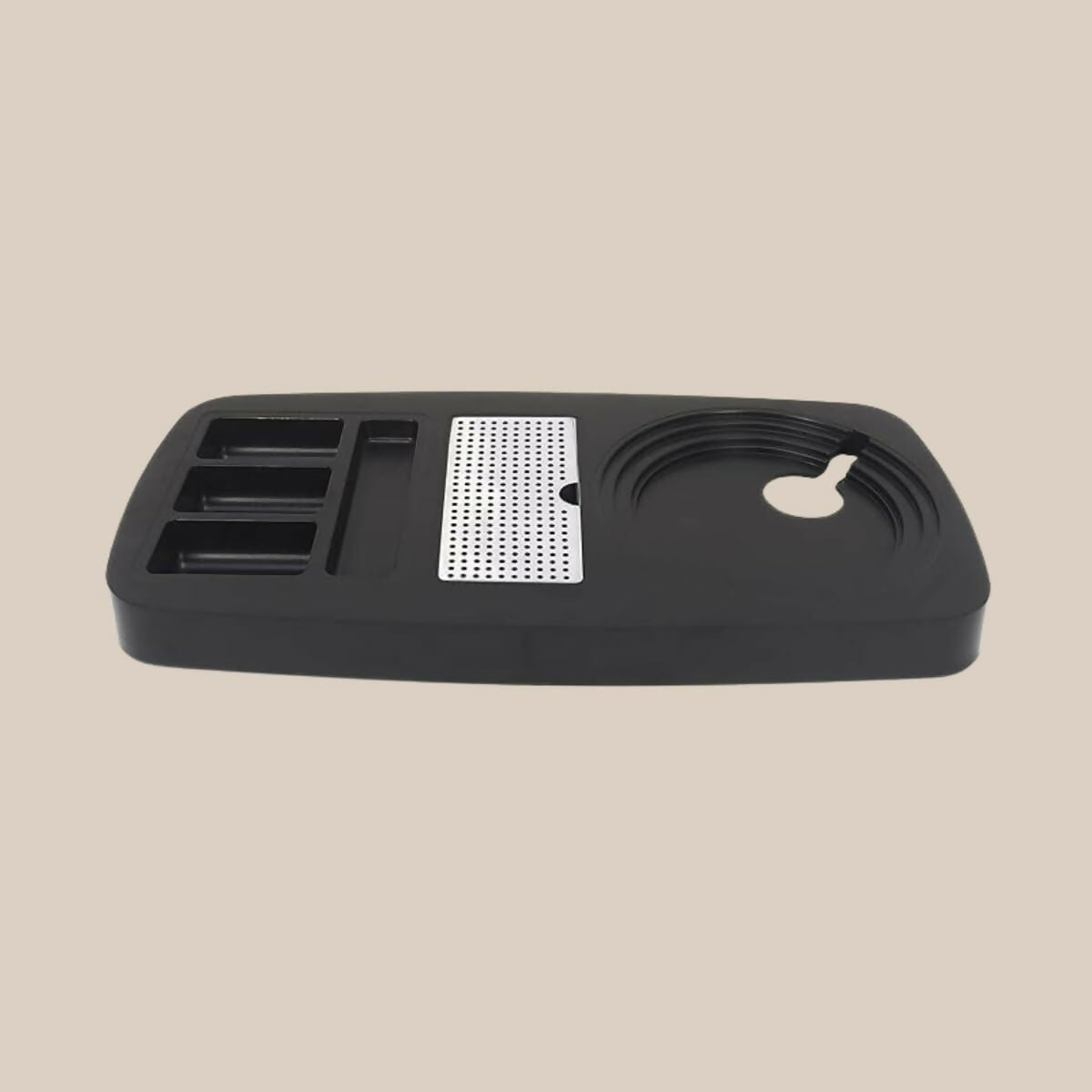 Tea Serving Tray Set for Electric Kettle, Hotel Tray for Tea Bags and Kettle, Made ABS, Lightweight