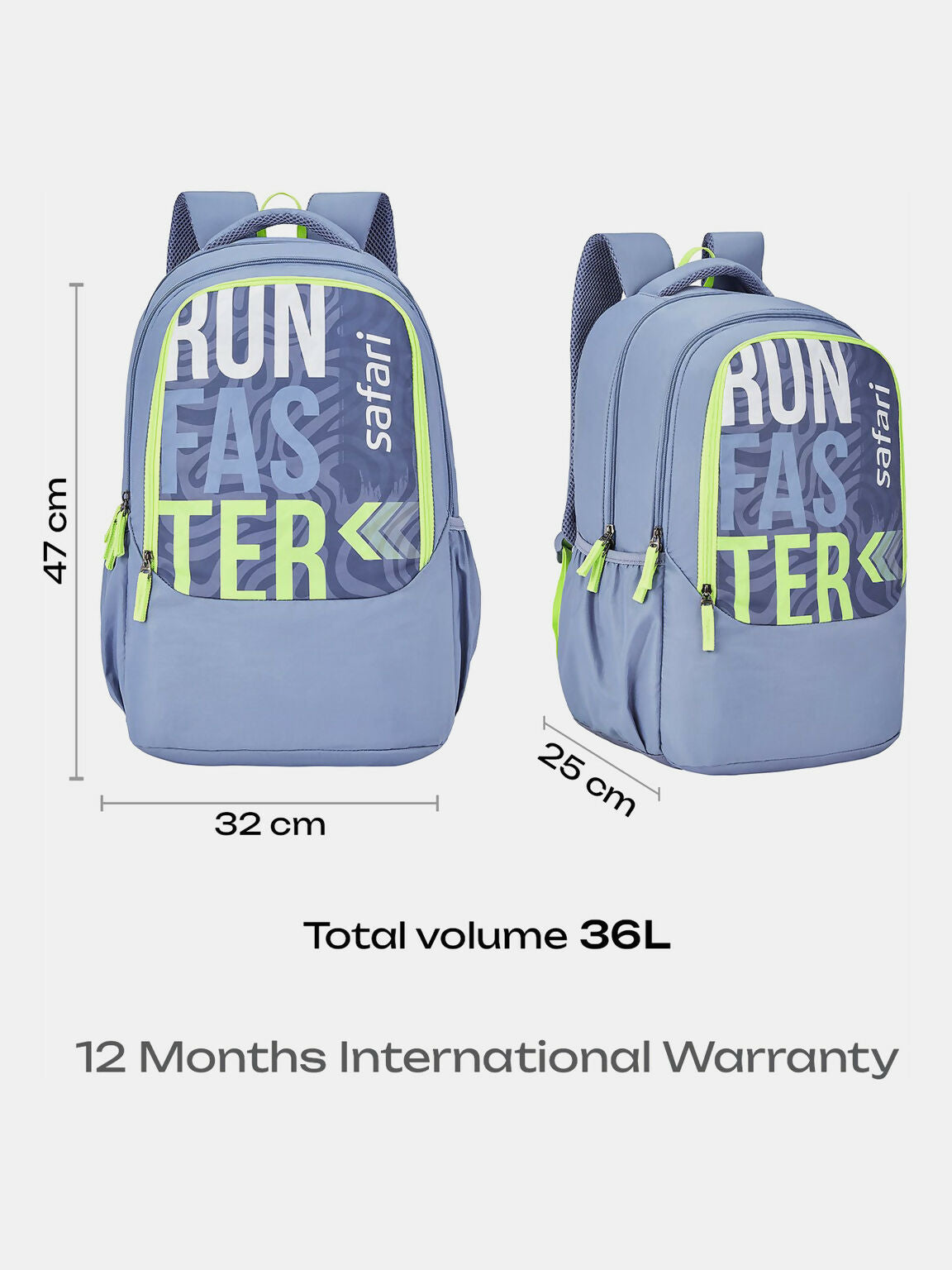 SAFARI Large 36 L Backpack Sigma 2 (Blue)