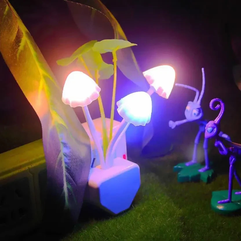 Night Light Mushroom Lamp (Colorful) ABHI Mobiles