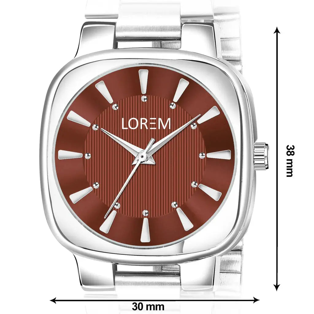 LOREM Brown Professional Analog Watch For Women LR303 LOREM