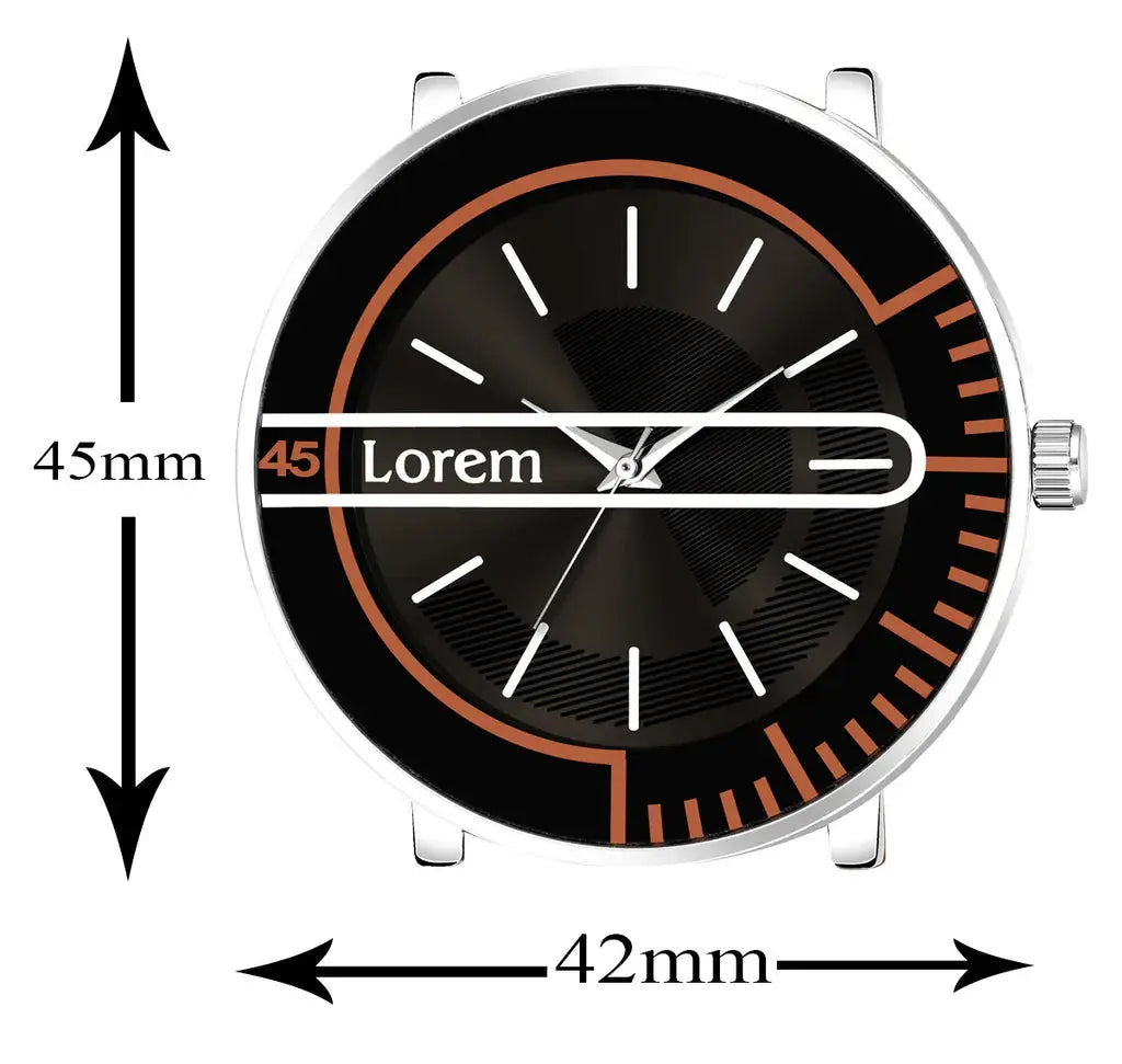 LOREM Multicolor Designer Case Analog Watch For Men LR71 LOREM