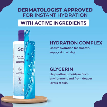 Sanfe Hydroboost Body Gel Lotion | Deep Nourishing & Long Lasting Moisturization