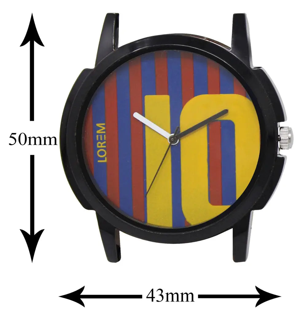 LOREM Multicolor Messi Analog Watch For Men LR10 LOREM