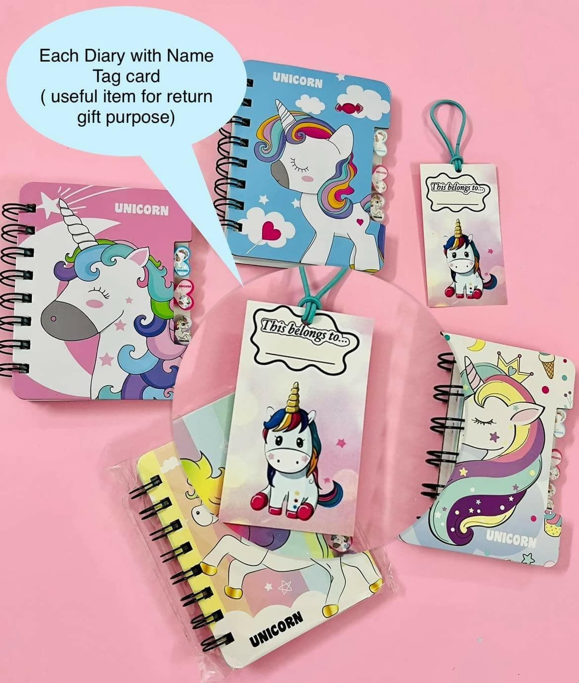 Unicorn Cute Diary Combo (Pack Of 2 Pcs) - HalfPe