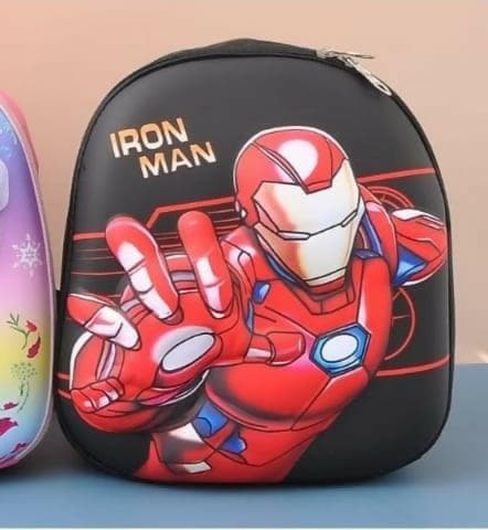 A 3D Hard case backpack for kids (Iron Man) - HalfPe