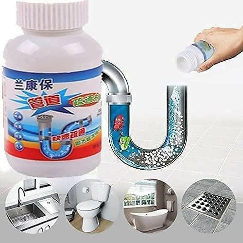 Drainage Pipe Block Remover Instant Actiondrain Chemical Powder - HalfPe