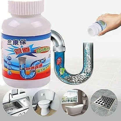 Drainage Pipe Block Remover Instant Actiondrain Chemical Powder - HalfPe