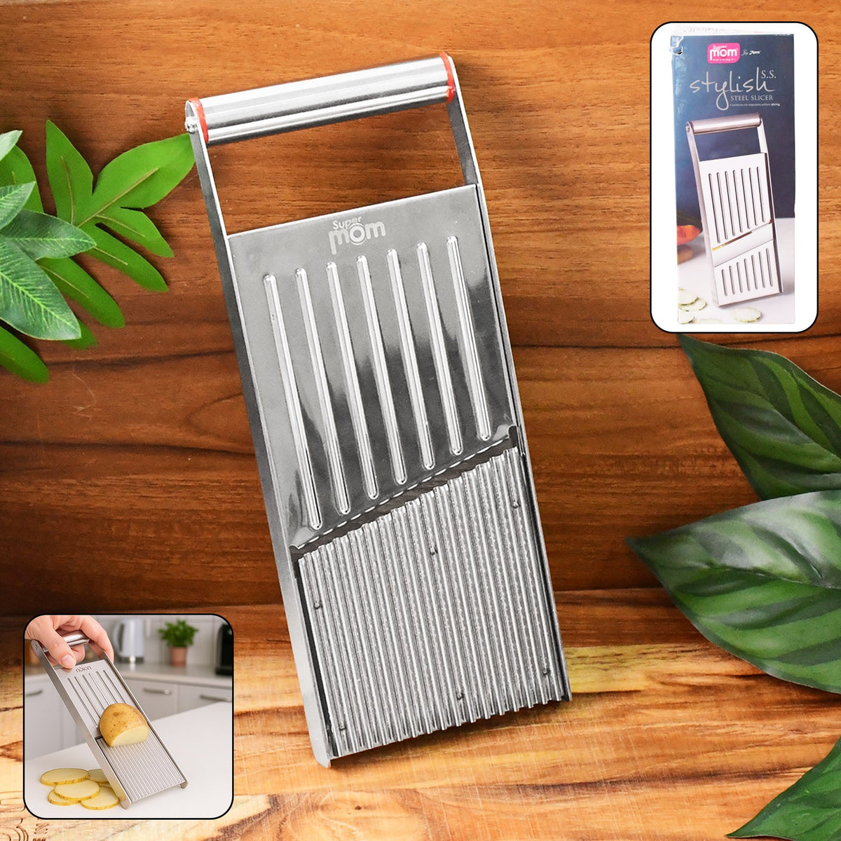 Supermom Stylish Stainless Steel Vegetable  Fruit Slicer HP DD