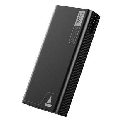 boAt Energyshroom PB400 Powerbank with 20000mAh battery capacity with Smart IC protection(Carbon Black)