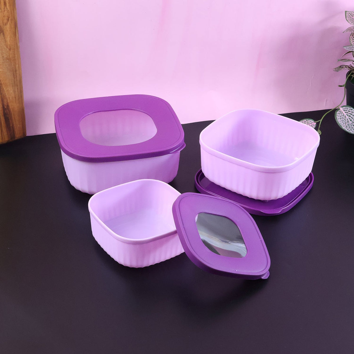 Premium 3 Piece Food Storage Container Set HP DD