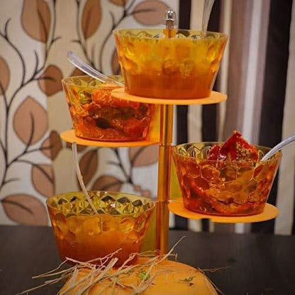 4 In 1 Multipurpose 360 Degree Rotating Pickle Rack Container For Kitchen