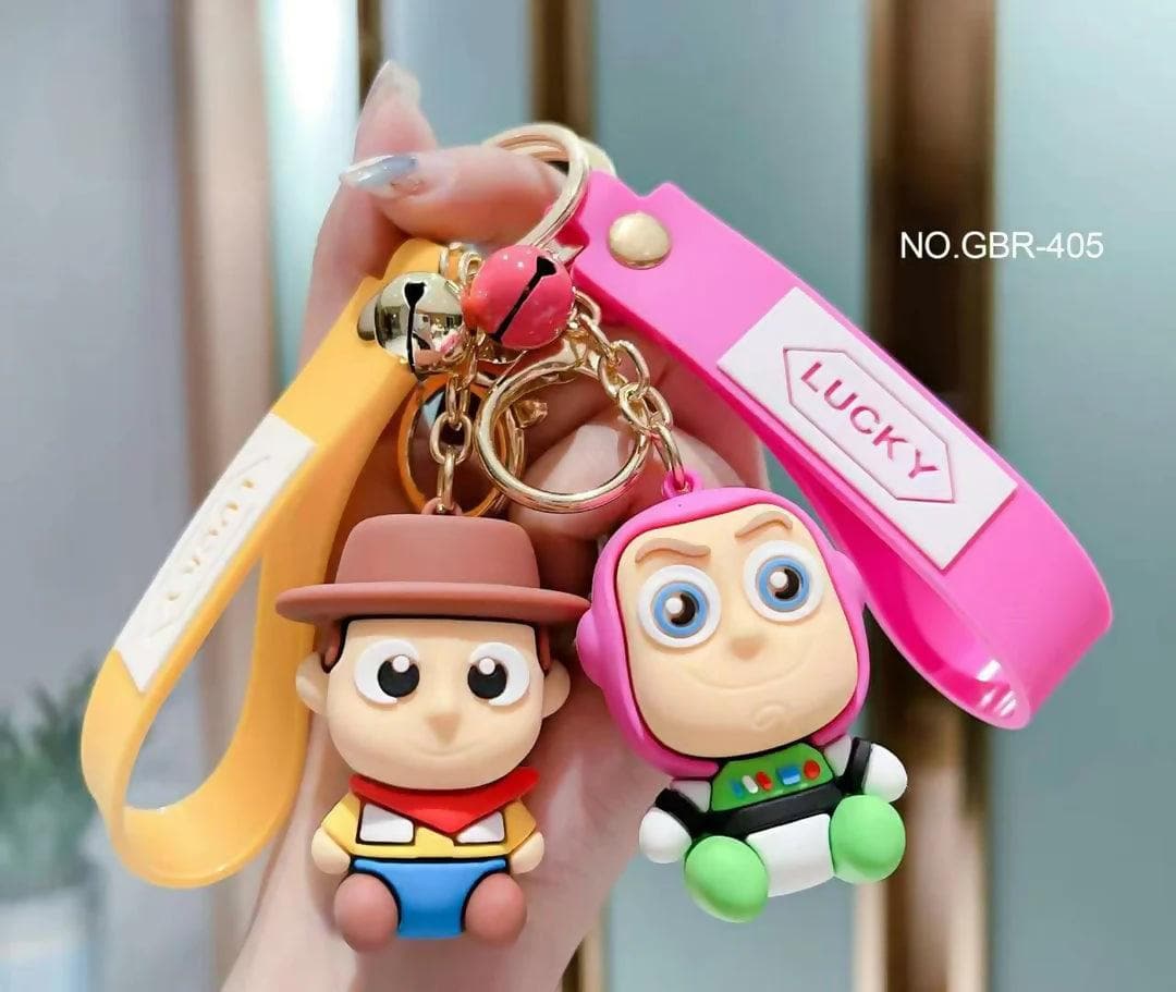 Cow Boy Keychain For Everyone (multi-color, Pack of 2) - HalfPe