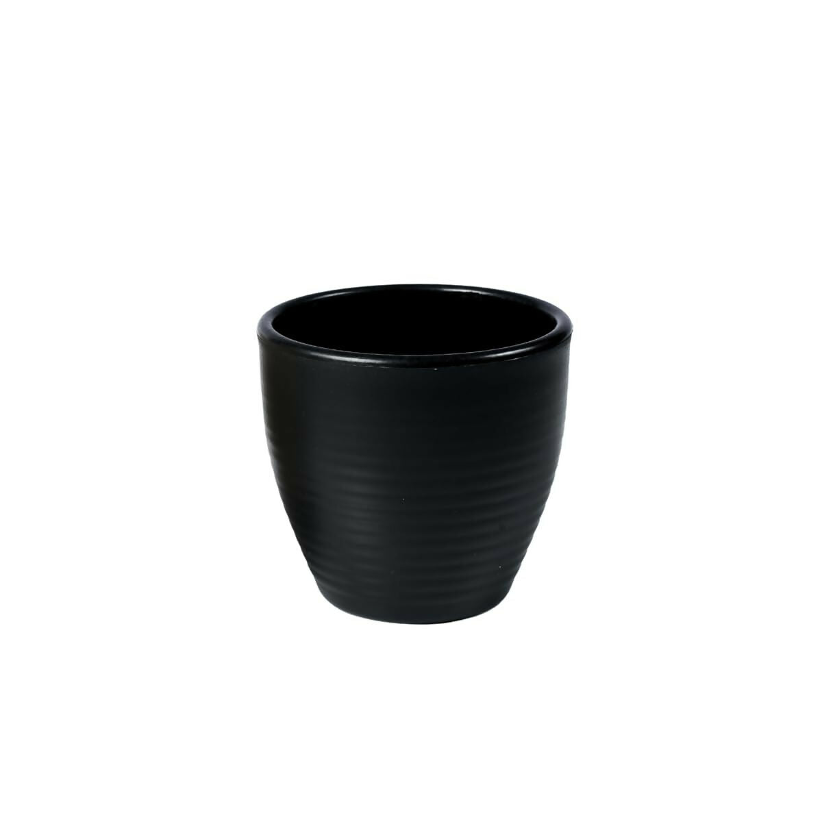 Unbreakable Kulhad Tea Cup Set of 6, 150 ml, Black, Serve Tea and Coffee in desi kulhar Cup