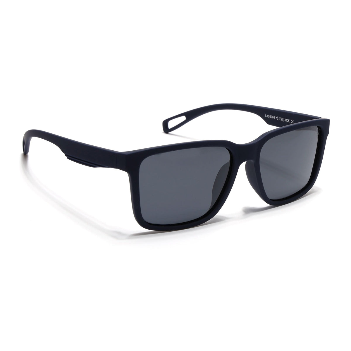 Eyejack Navy Blue Wayfarer Sunglasses for Men and Women - view 2