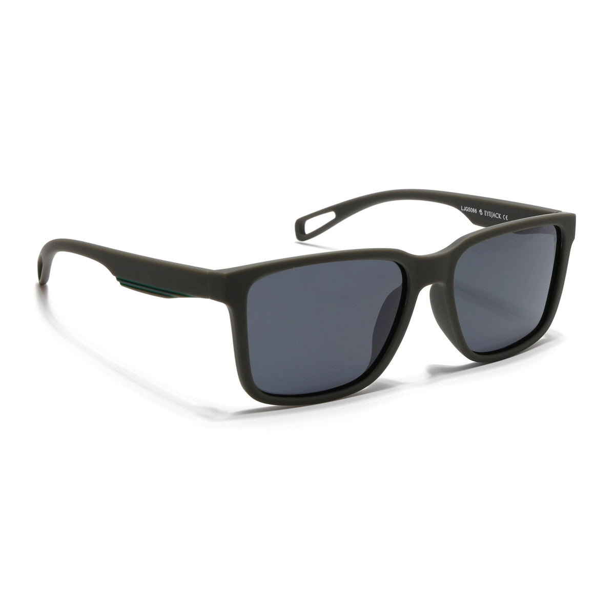 Eyejack Green Wayfarer Sunglasses for Men and Women - view 2