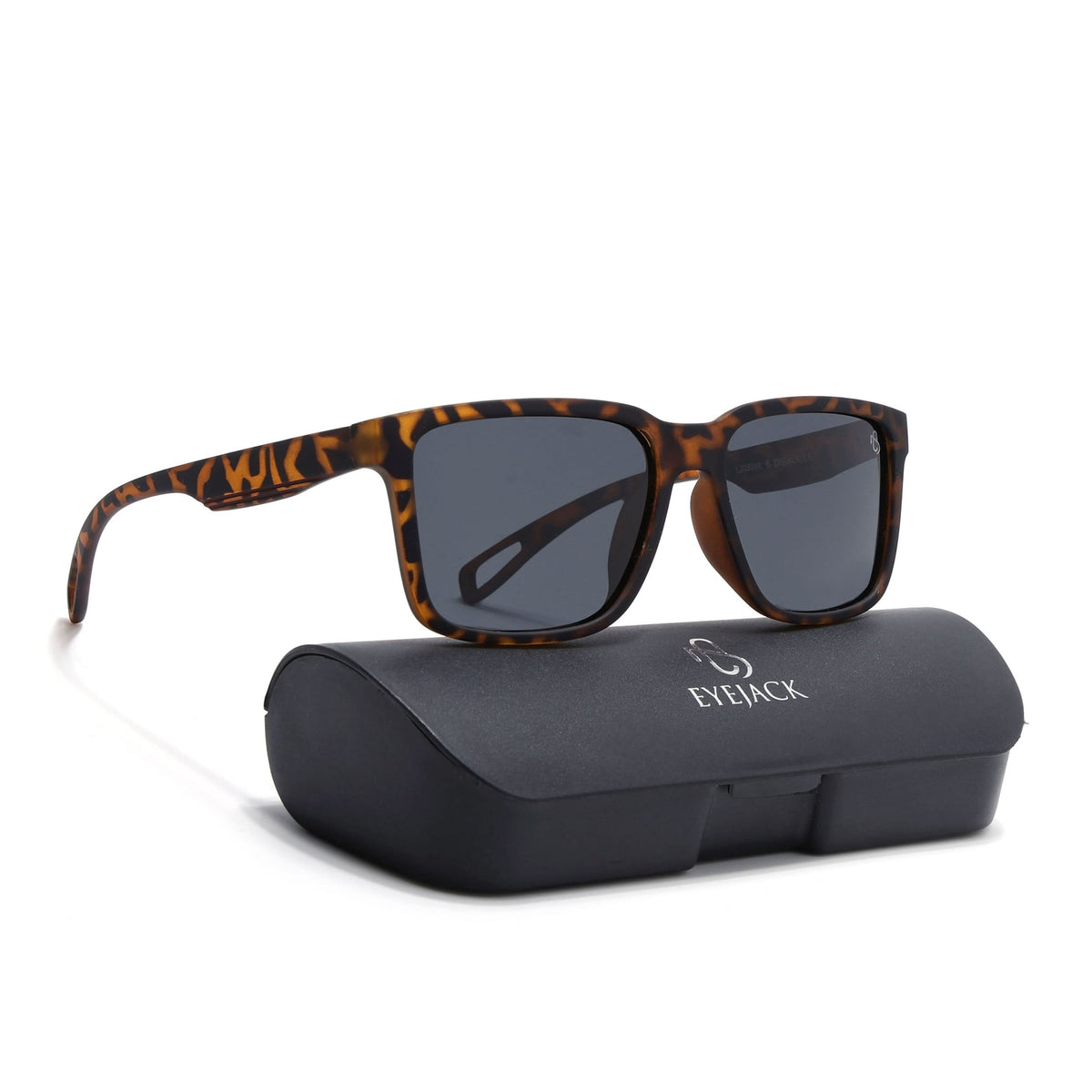 Eyejack Demi Brown Wayfarer Sunglasses for Men and Women - Style 1243 - view 8