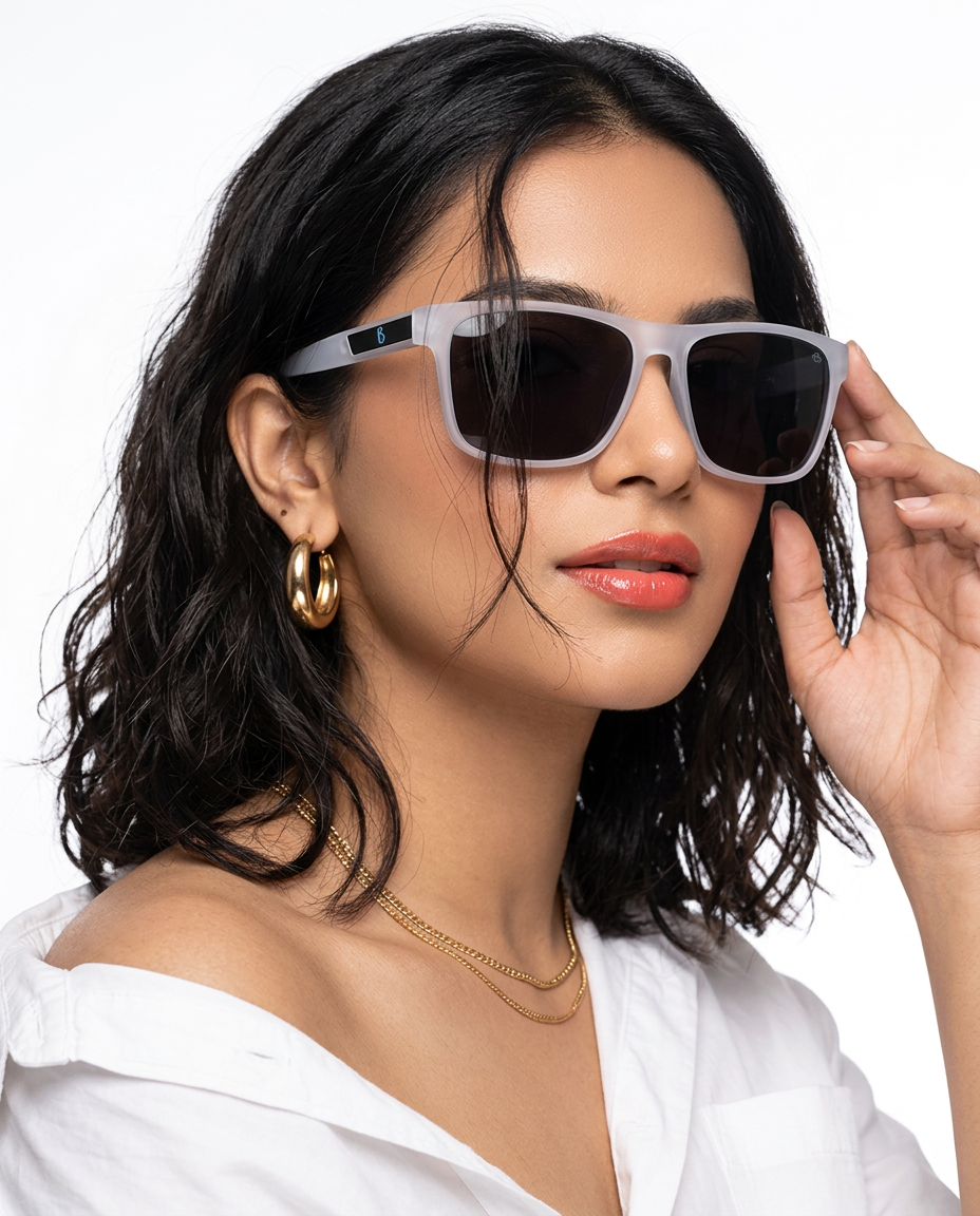 Eyejack Transparent Wayfarer Sunglasses for Men and Women - Style 1282 - view 3