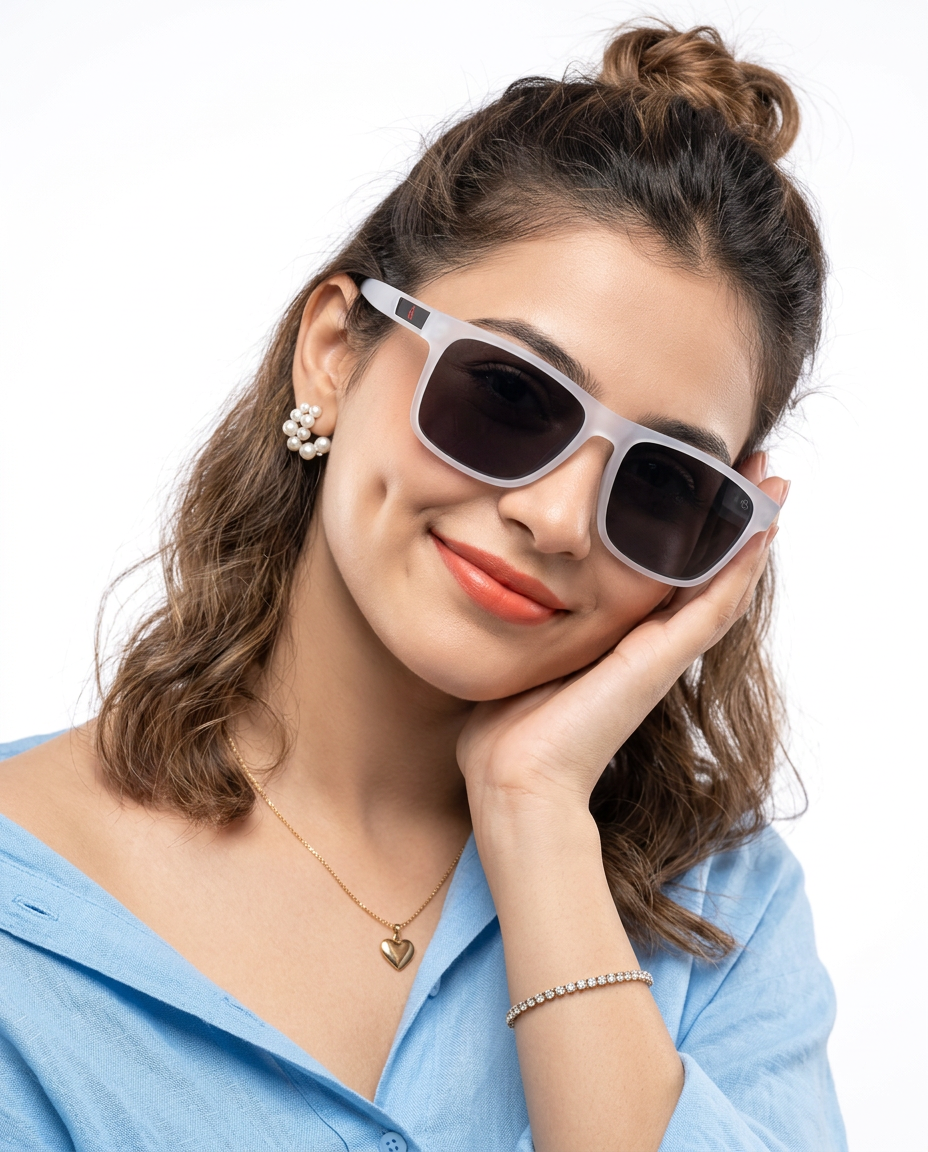 Eyejack Transparent Wayfarer Sunglasses for Men and Women - Style 1283 - view 3