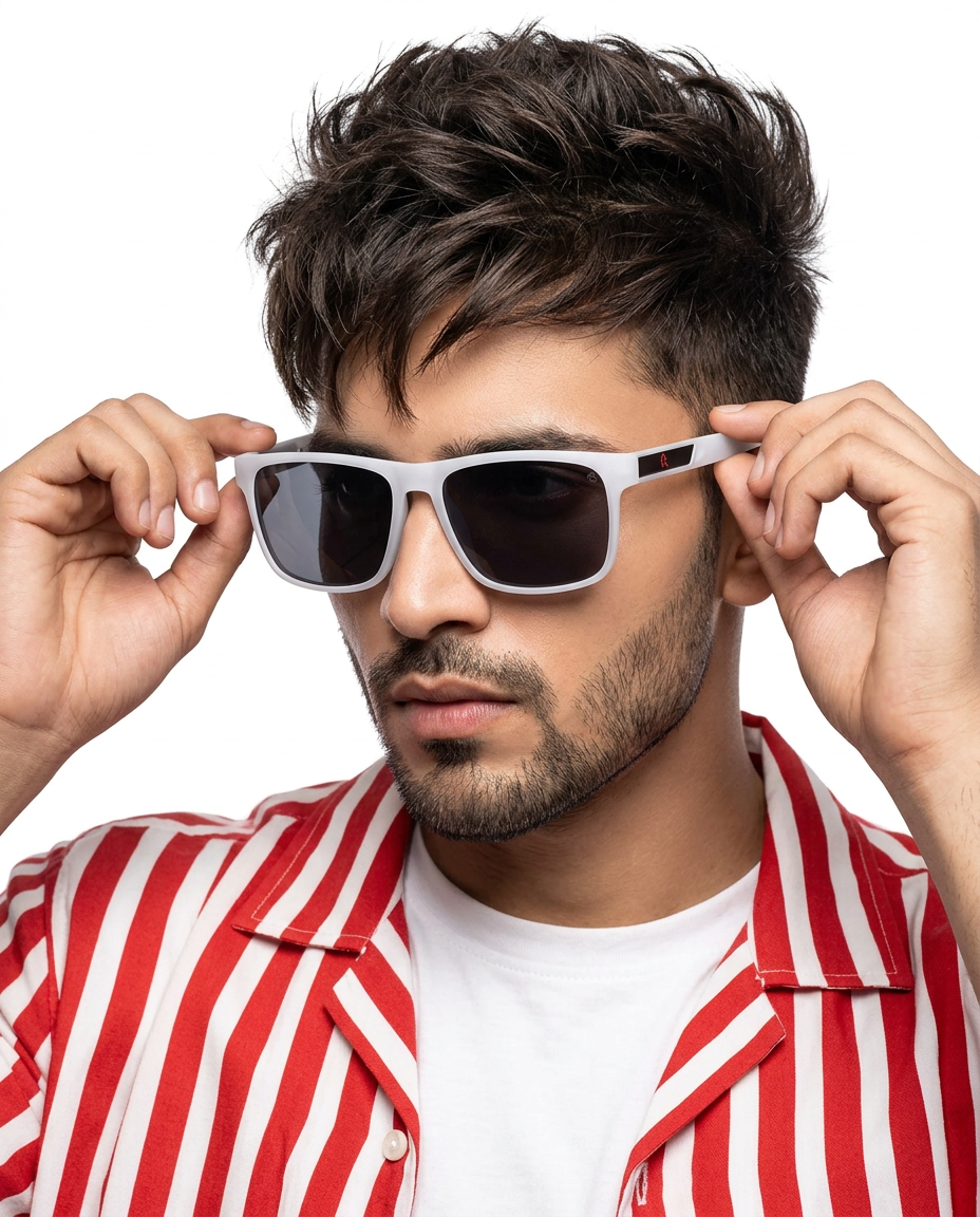 Eyejack Transparent Wayfarer Sunglasses for Men and Women - Style 1283 - view 1