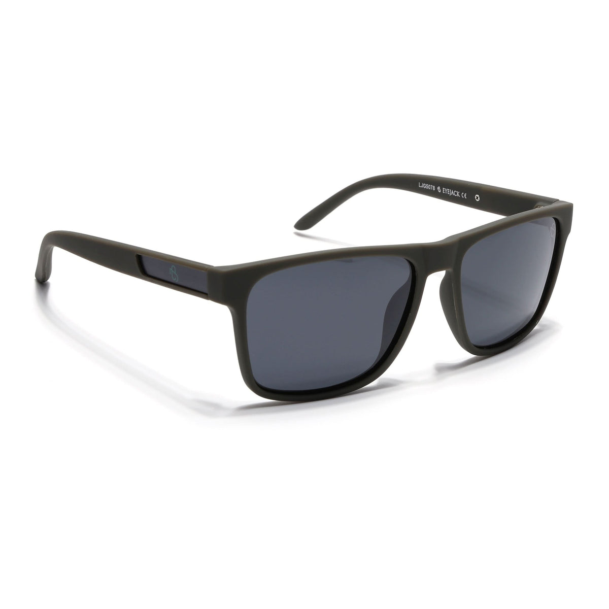 Eyejack Olive Wayfarer Sunglasses for Men and Women - Style 1285 - view 2
