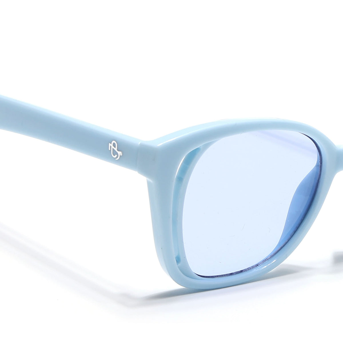 Eyejack Sky Blue Round Sunglasses for Men and Women - view 5