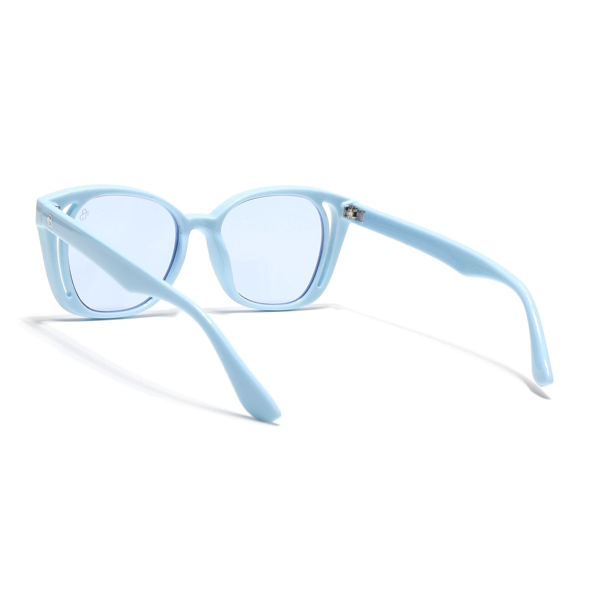 Eyejack Sky Blue Round Sunglasses for Men and Women - view 6