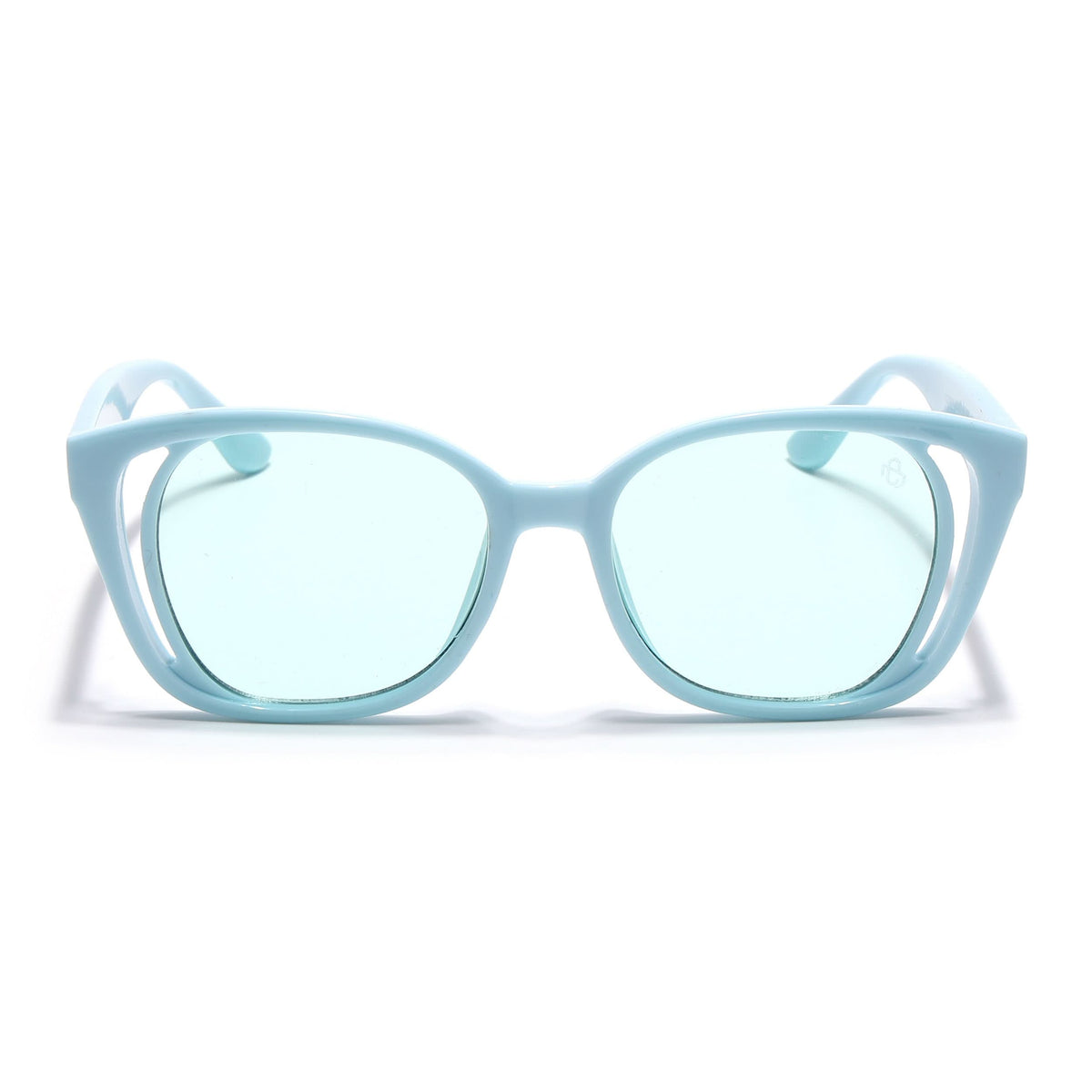 Eyejack Sea Blue Round Sunglasses for Men and Women - view 4