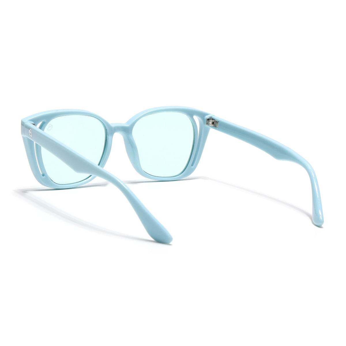 Eyejack Sea Blue Round Sunglasses for Men and Women - view 6