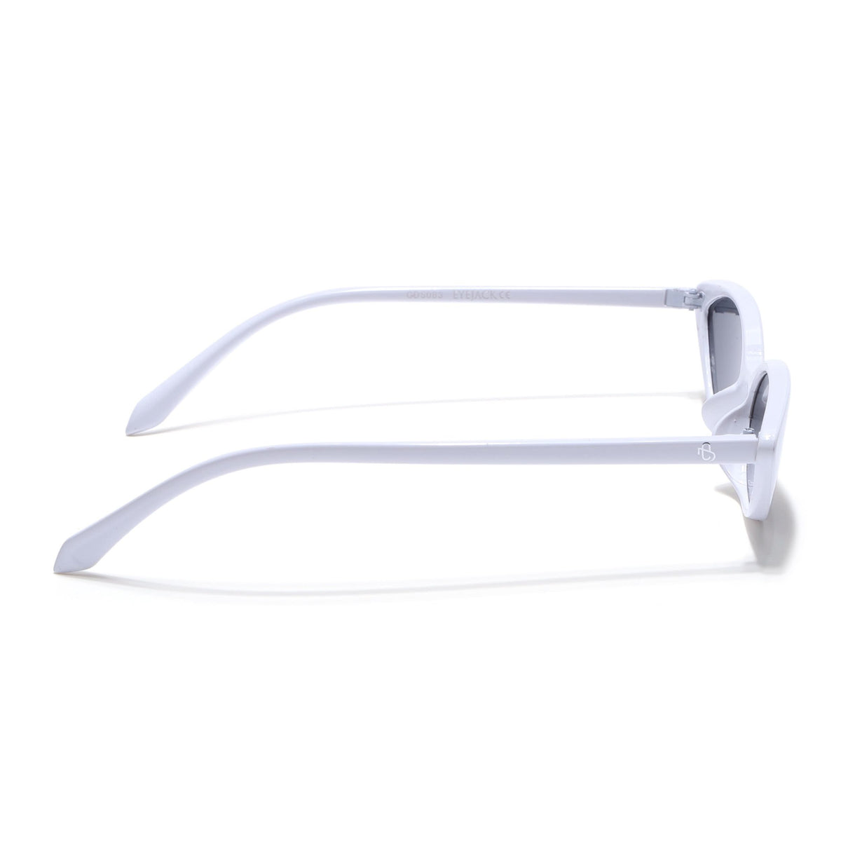 Eyejack White Cateye Sunglasses for Men and Women - Style 1234 - view 7