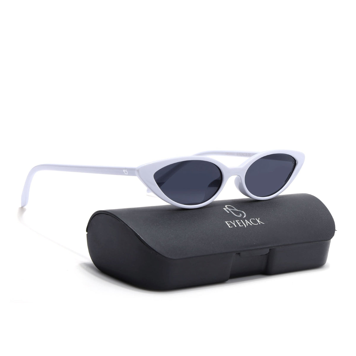 Eyejack White Cateye Sunglasses for Men and Women - Style 1234 - view 8