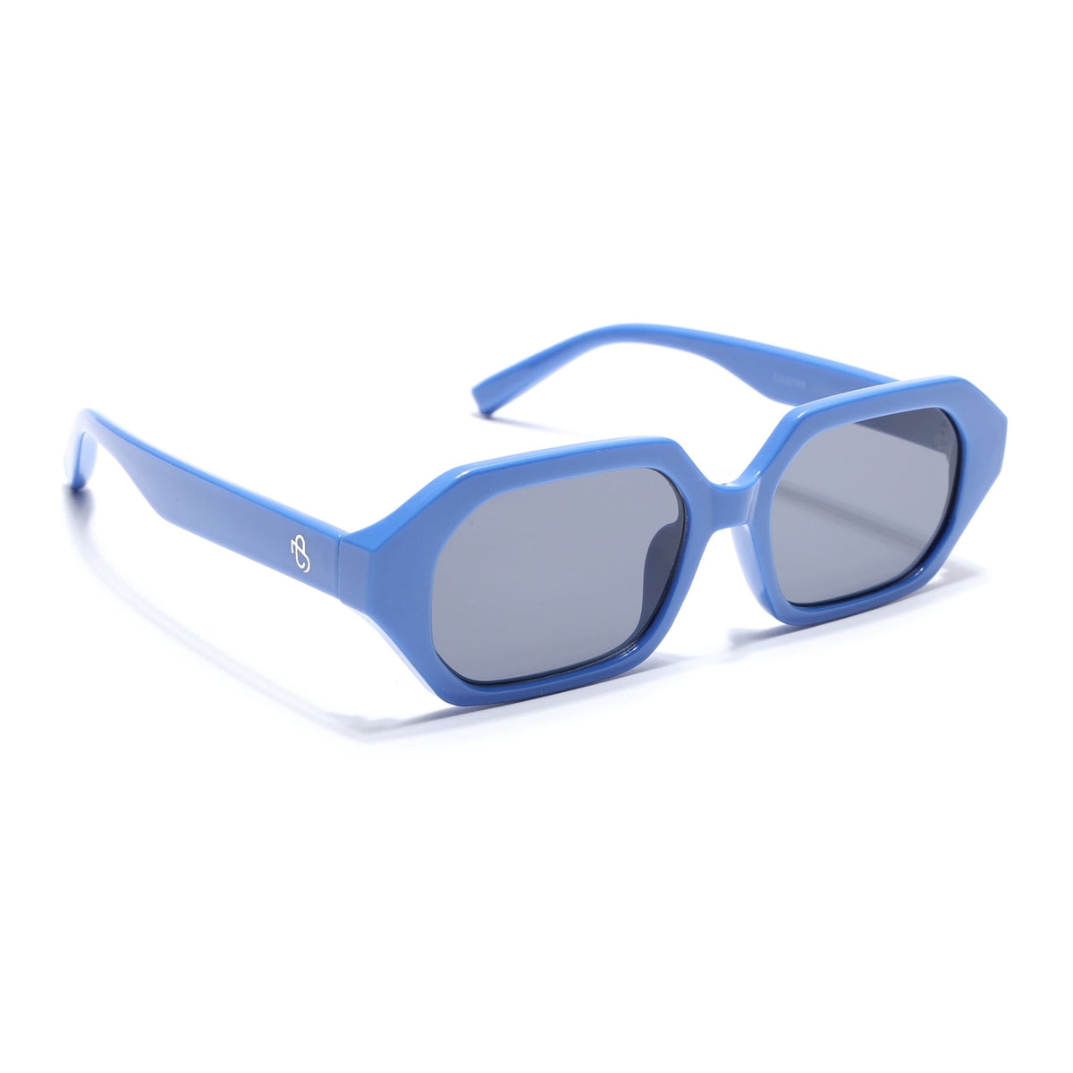 Eyejack Blue Square Sunglasses for Men and Women - Style 1256 - view 2