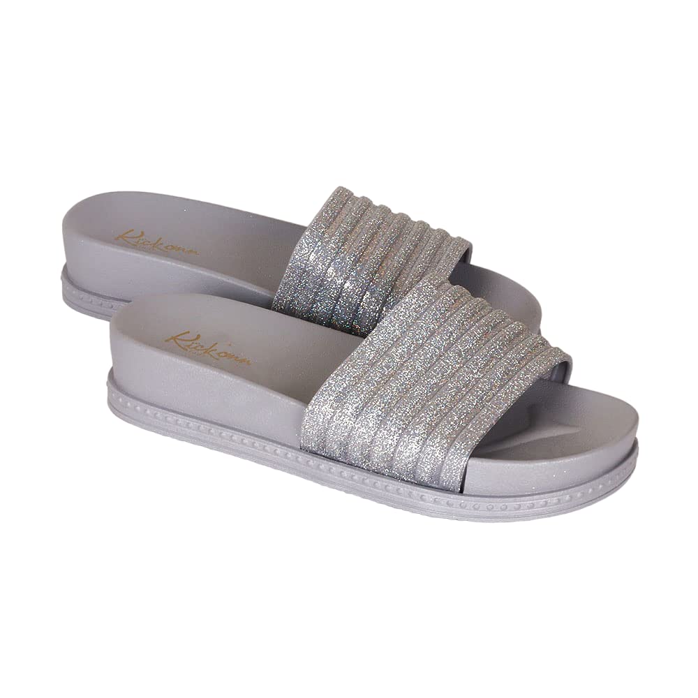 Indifeet Fancy Slippers for Women - Grey - Image 6