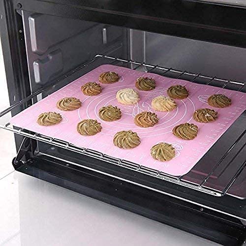 Non-Stick Silicone Baking & Rolling Mat Multipurpose Roti, Chapati, Dough Kneading & Cake Fondant Mat for Kitchen Use (Pack of 1) Deals Zone