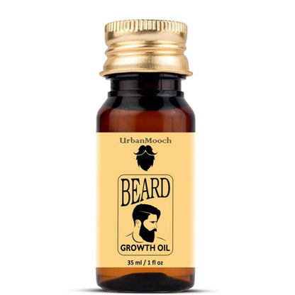 UrbanMooch Organic Beard Growth Oil & Mustache Growth Oil, 35Ml Lohiya Retails