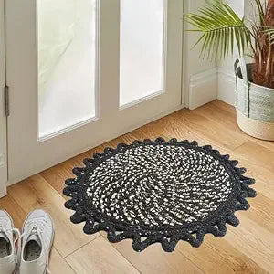 Everyday Round Door Mat for Clean Stylish Entryways – Sathyabhama Decors and Interiors