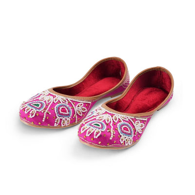 Indifeet Jutti for Women - Pink - Image 1