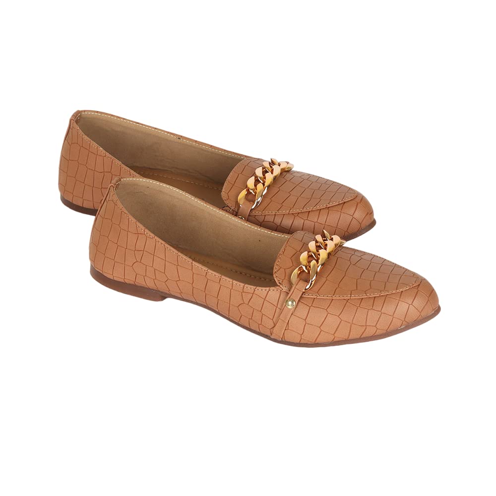 Indifeet Ballerina Shoes for Women - Brown - View 5